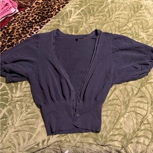 Stylish Blue Cardigan